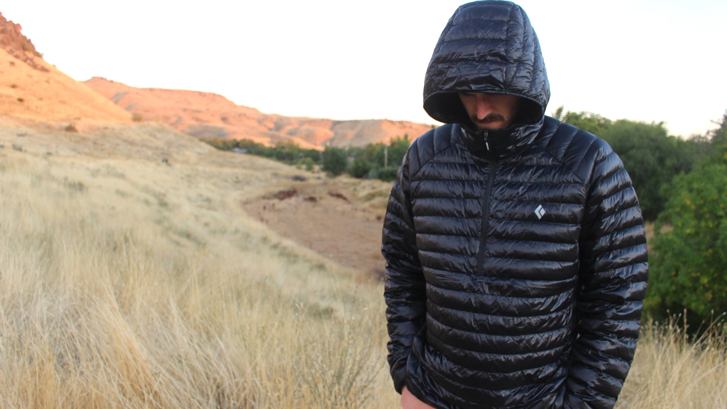 Black sold diamond down jacket