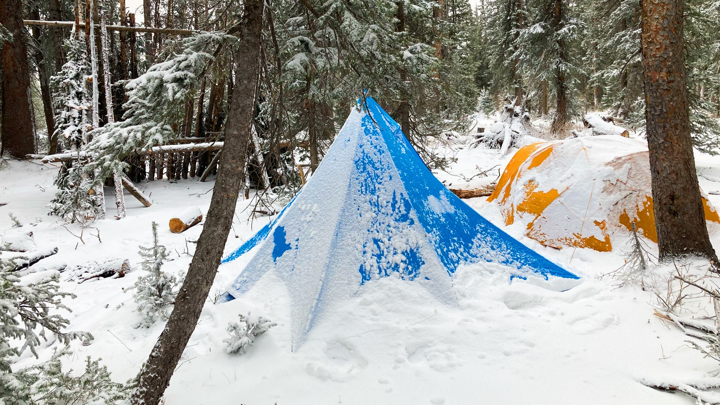 winter tent testing