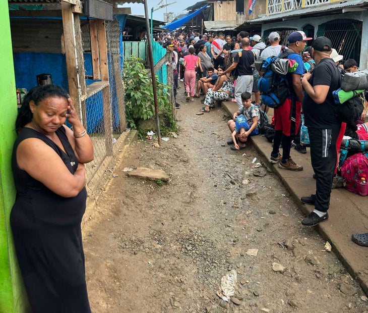 Migrants in Bajo Chiquito