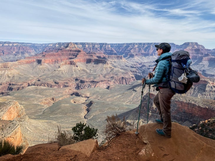 Backpacking the Grand Canyon guided thru-hike