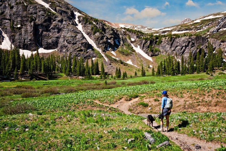 hiking the continental divide in colorado