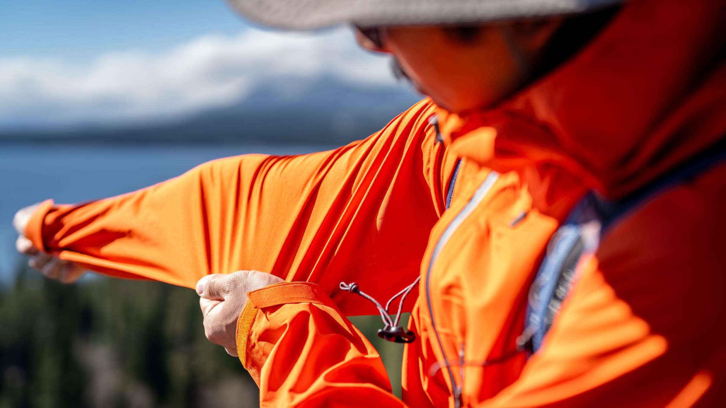 Fjällräven Bergtagen Lite Eco-Shell close up