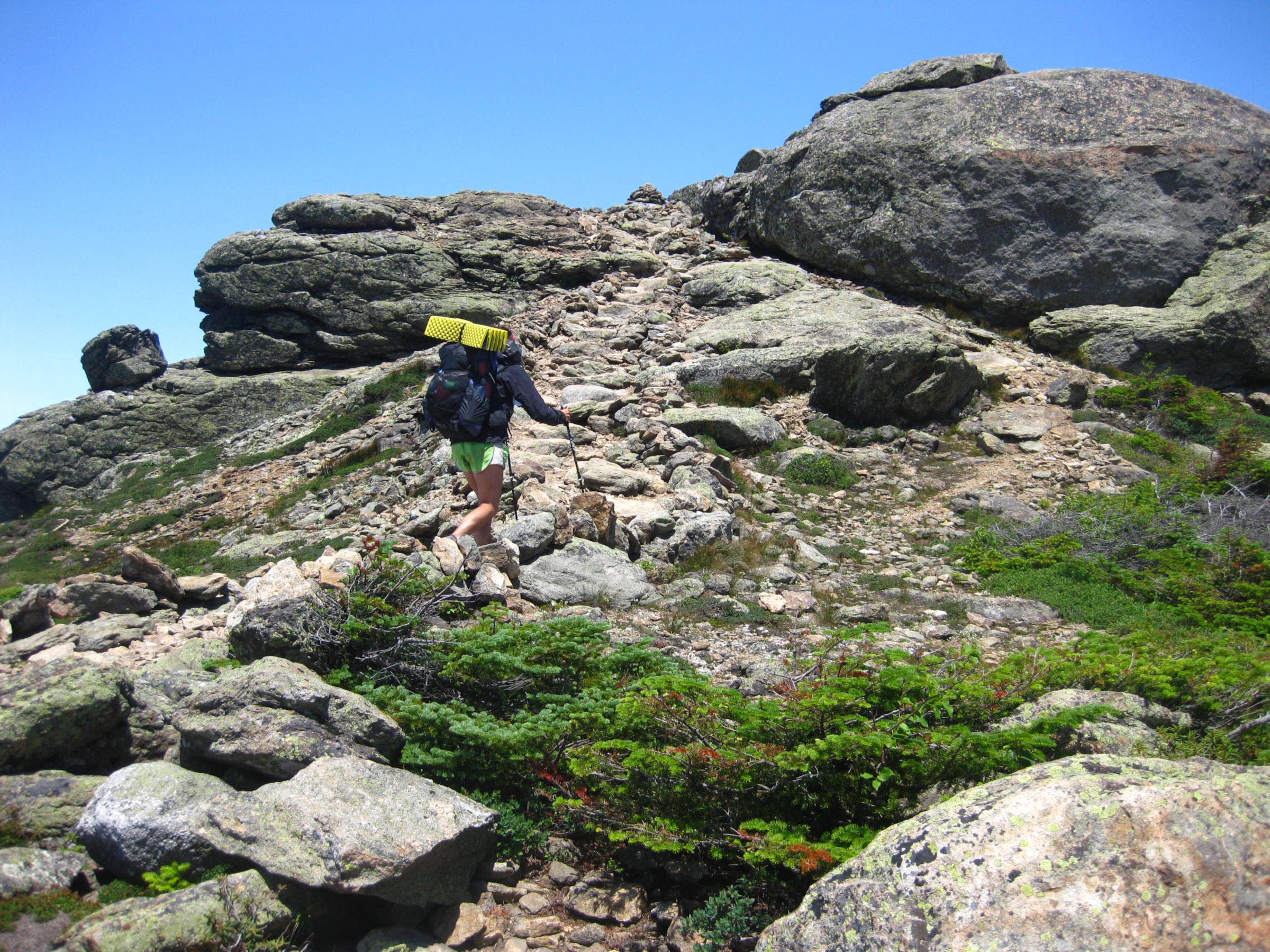 Climbing Franconia Ridge