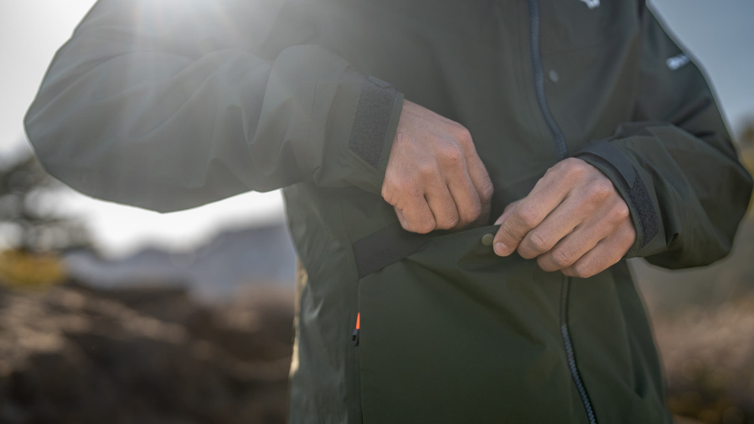 Salewa Puez Powertex Hybrid Jacket close up