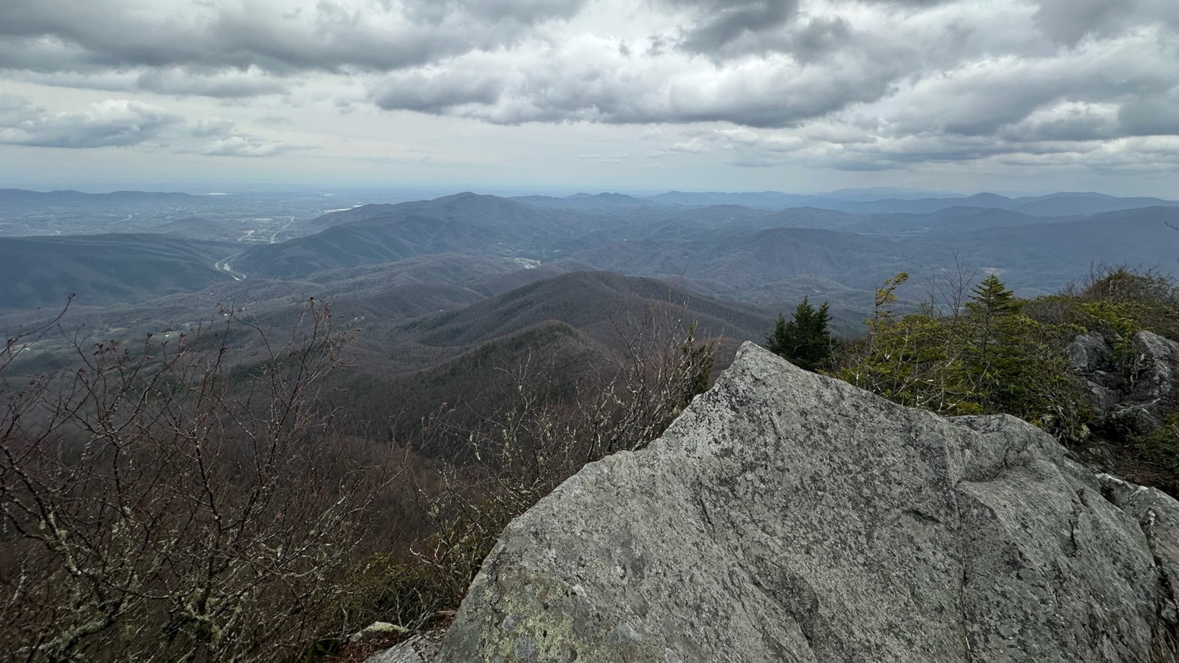 Lookout on hiking trail