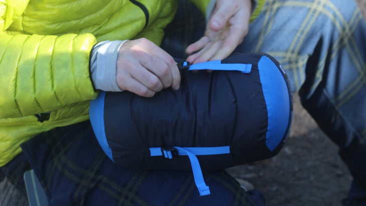 Nemo disco testing backpacking sleeping bag