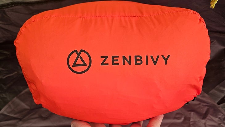 zenbivy light packed backpacking sleeping bag