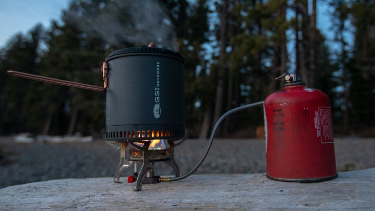 GSI Halulite Dualist HS backpacking pots and pans