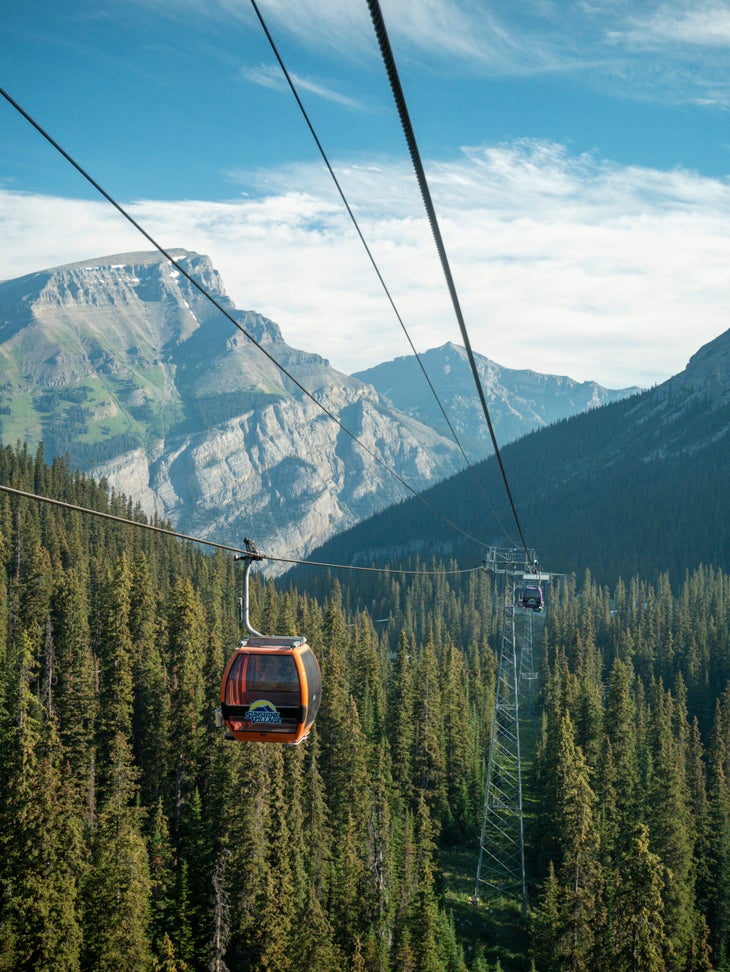 take a scenic gondola ride up to our island in the sky (a.k.a. the village)