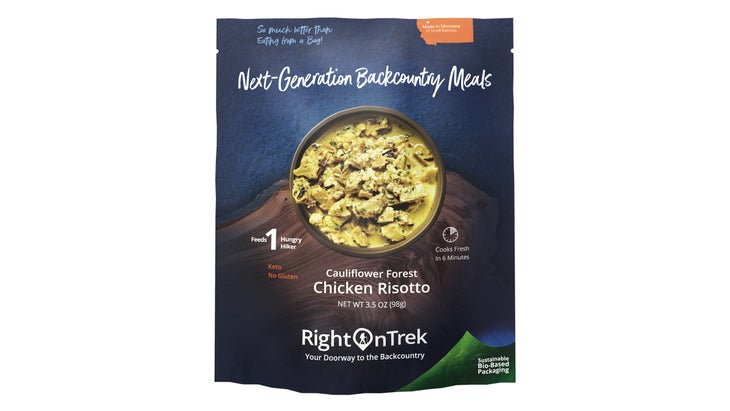 Right on Trek cauliflower backpacking meal 2025