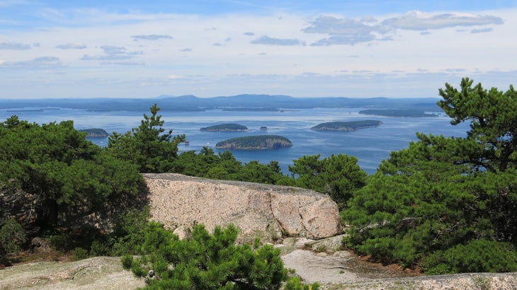 best hikes in acadia national park Champlain Mountain.