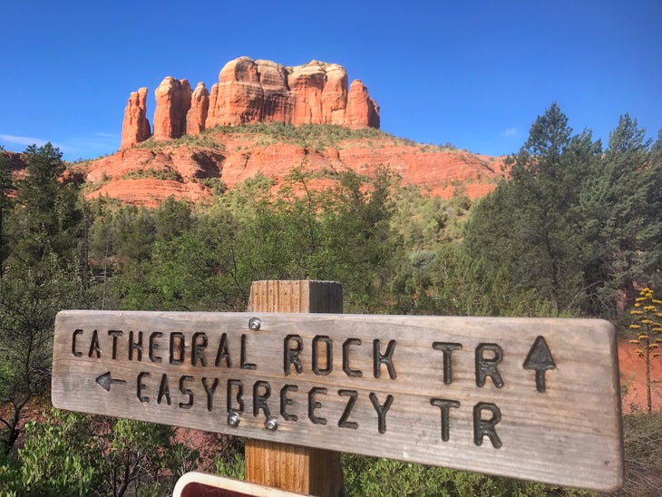 Sedona Landscape in Arizona , cathedral rock trail