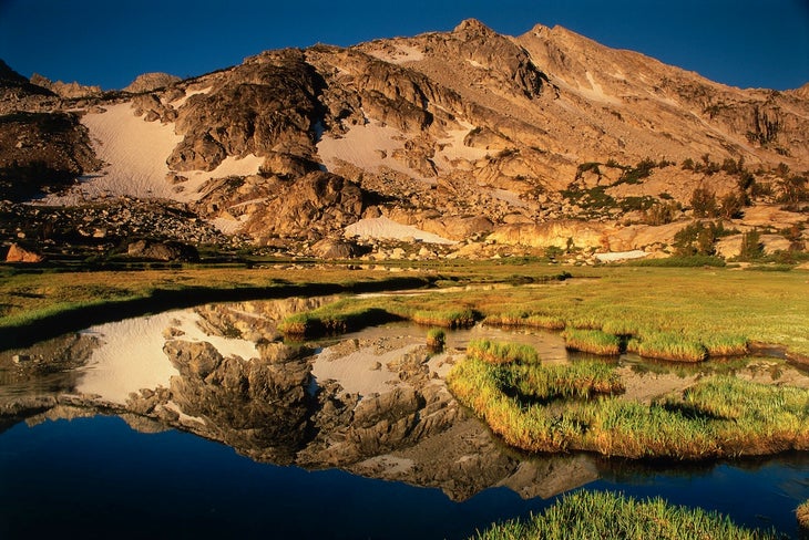 Mount Conness and Lake