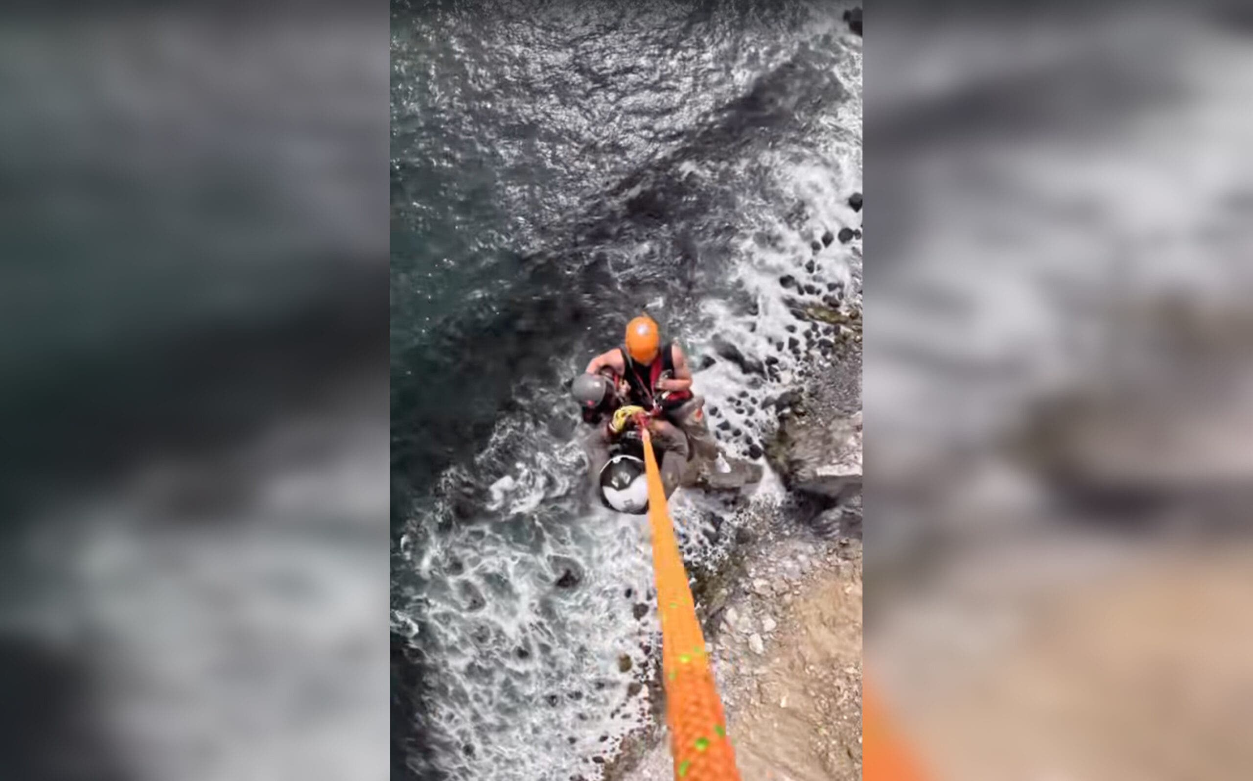 Watch: Helicopter Plucks Hikers From a Rising Tide - Backpacker