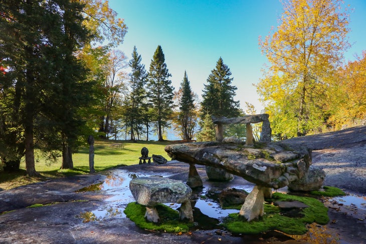 Rock Garden at Ellsworth gardens in Voyaguers national park