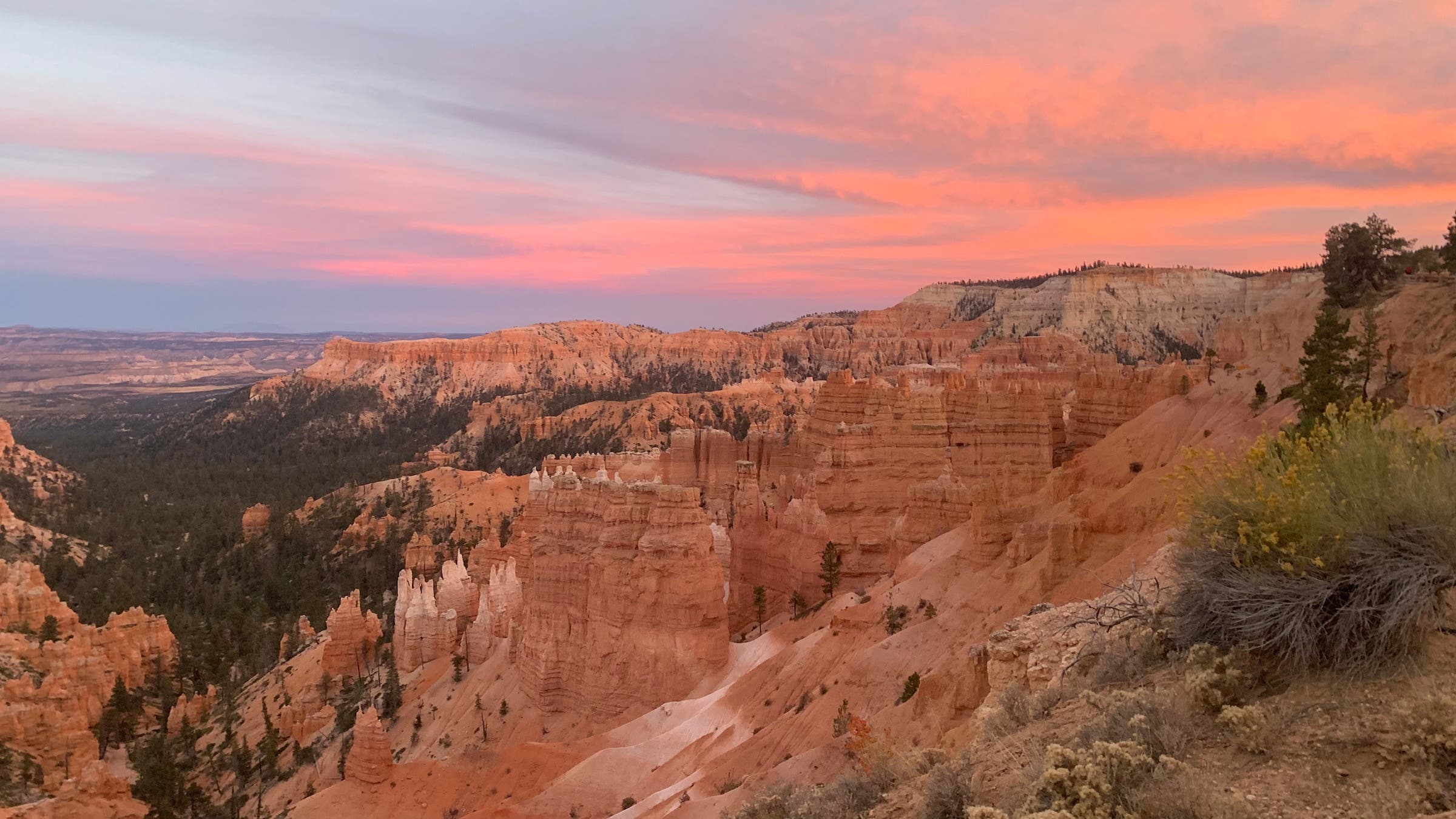 bryce canyon sunset
