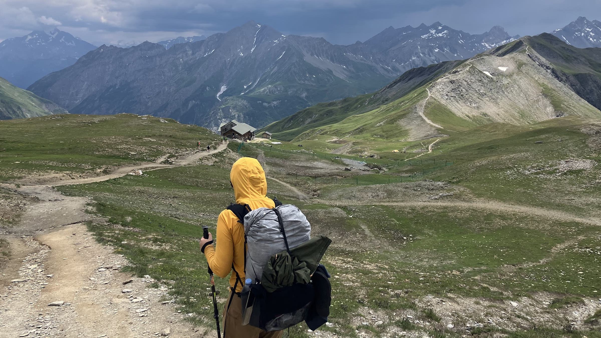 Nashville Cutaway test in the French Alps ultralight backpack