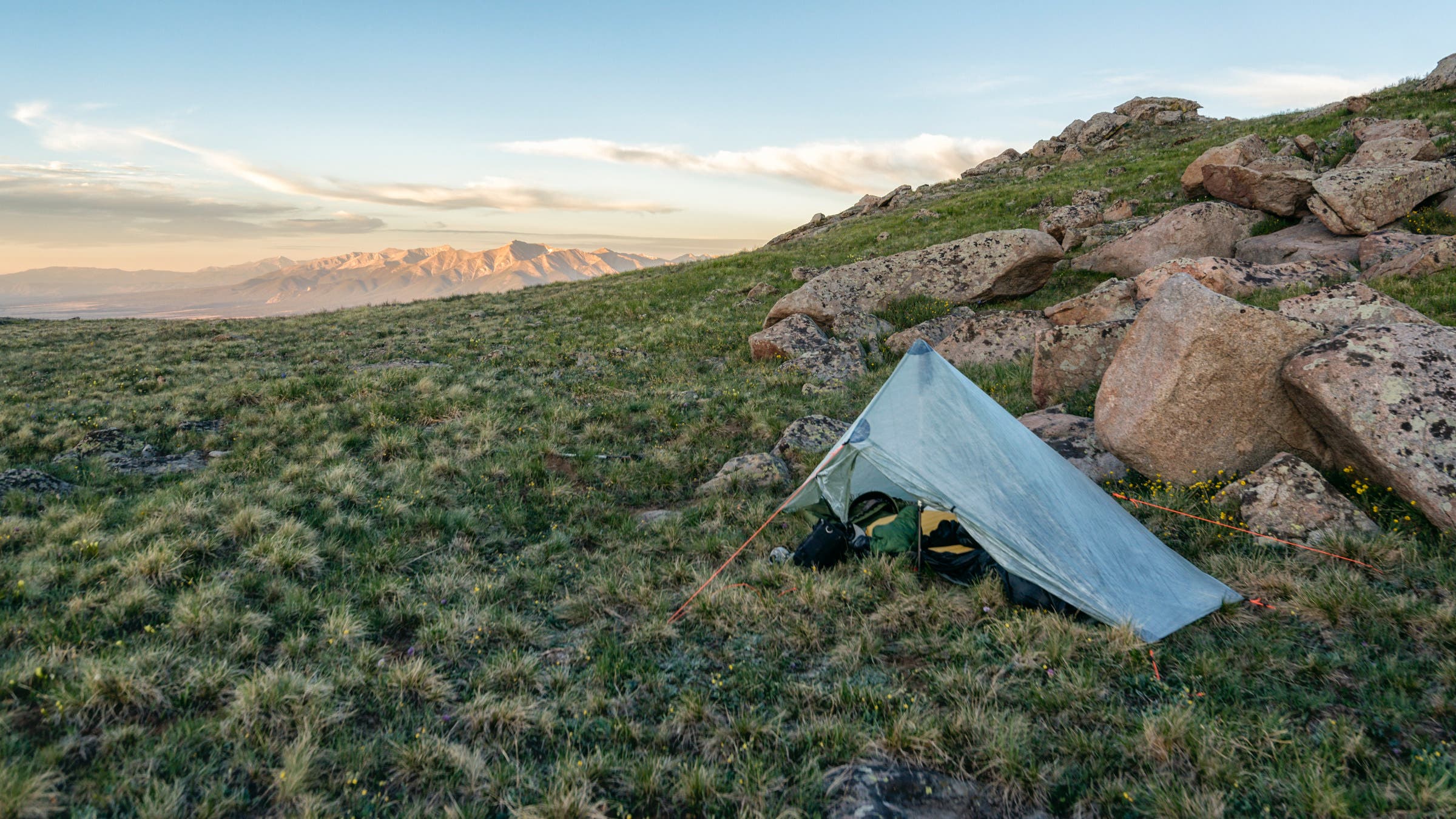 tarp camping in Colorado
