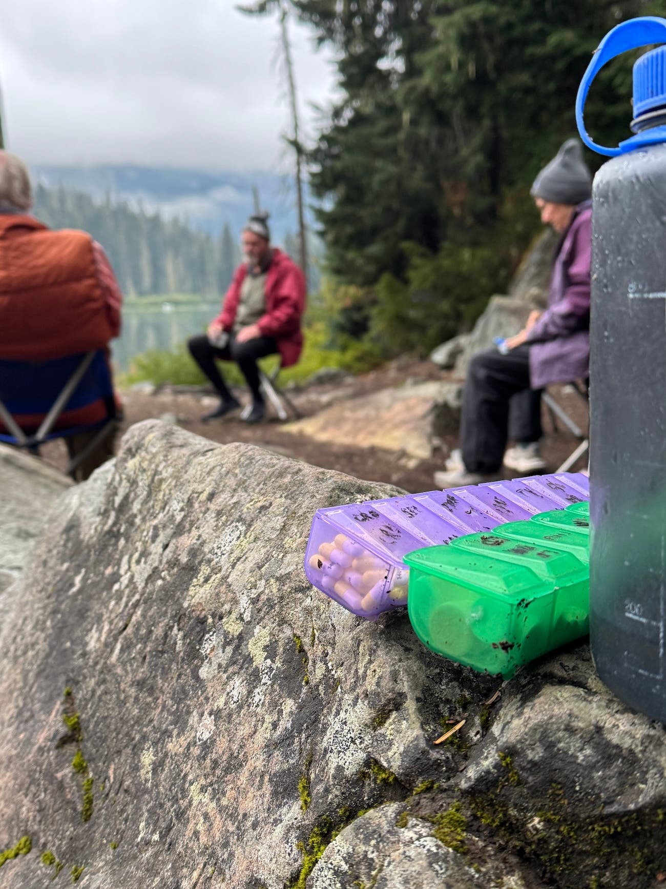 Parkinsons Pill case at Pete Lake passtopass