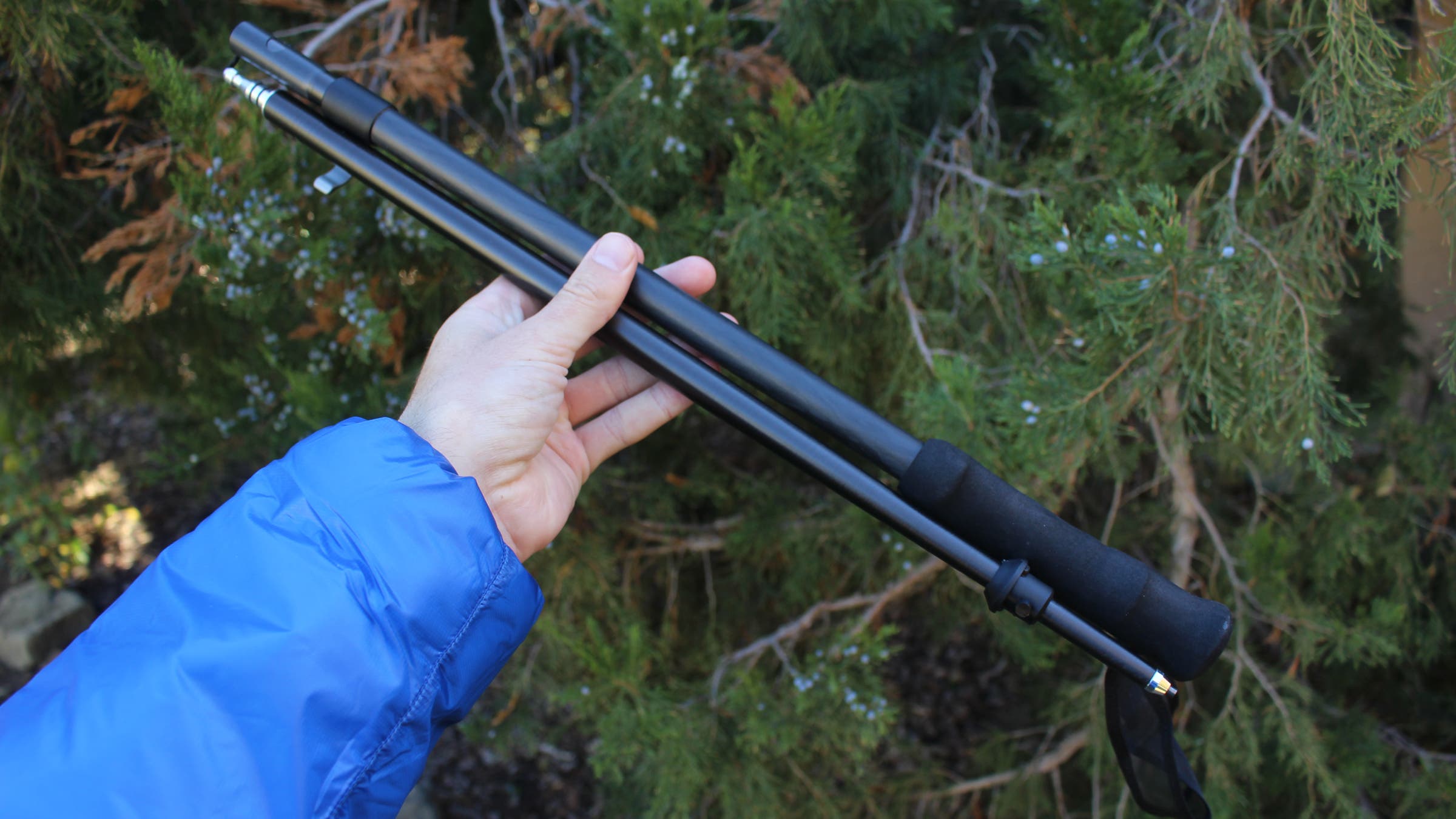 Durston Gear Iceline trekking poles in forest