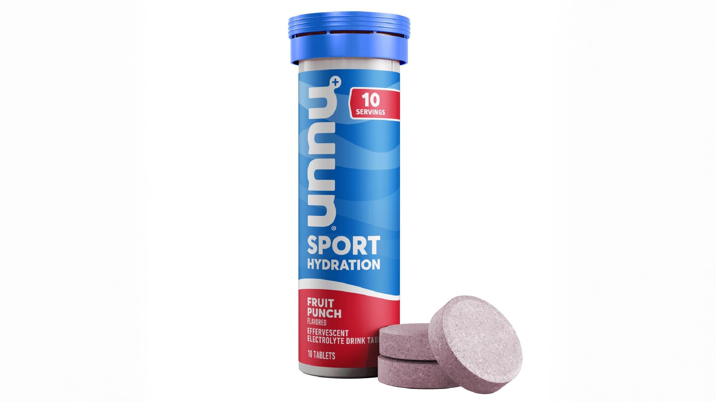 Nuun Hydration Tabs on white background