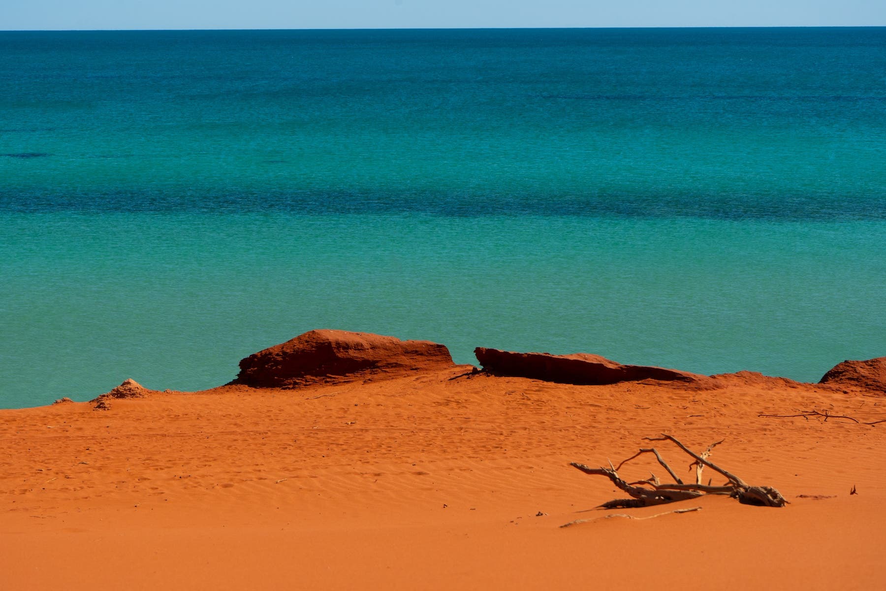 Red Earth Blue Water in Francois Peron National Park