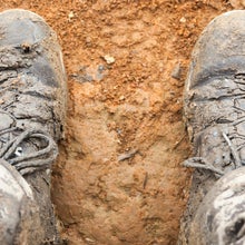 Dirty Hiking Boot