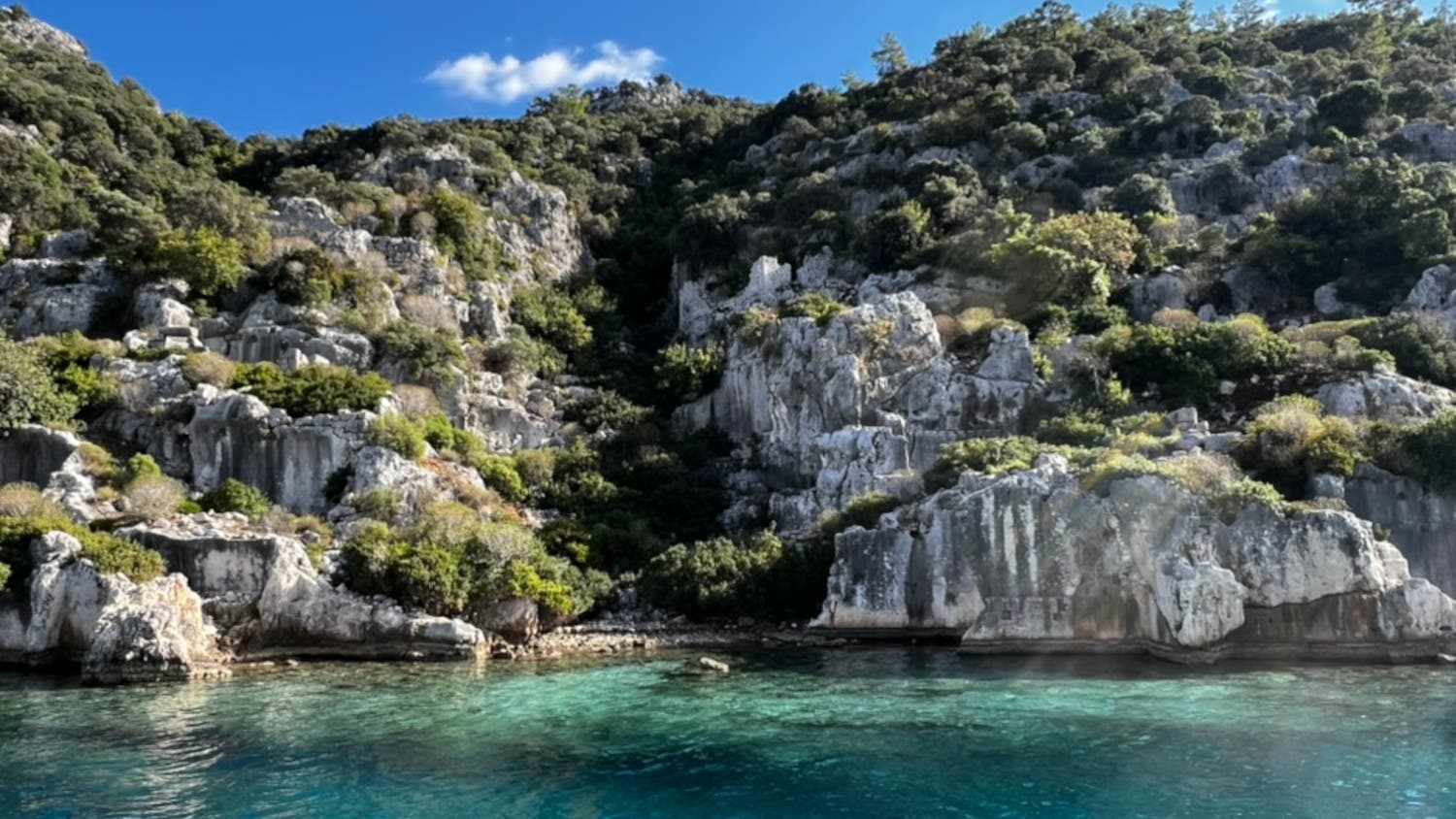Sunken city Lycian Way