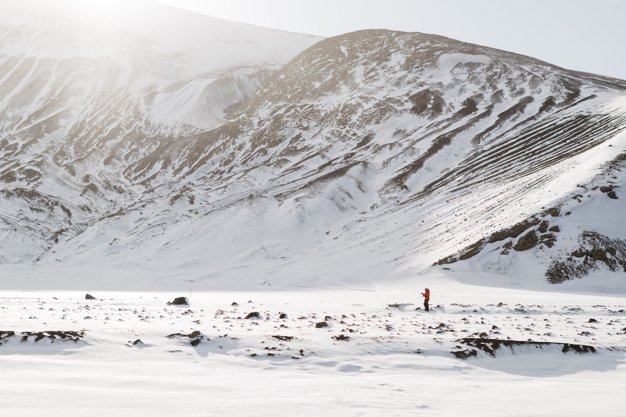 Hiking in Antarctica