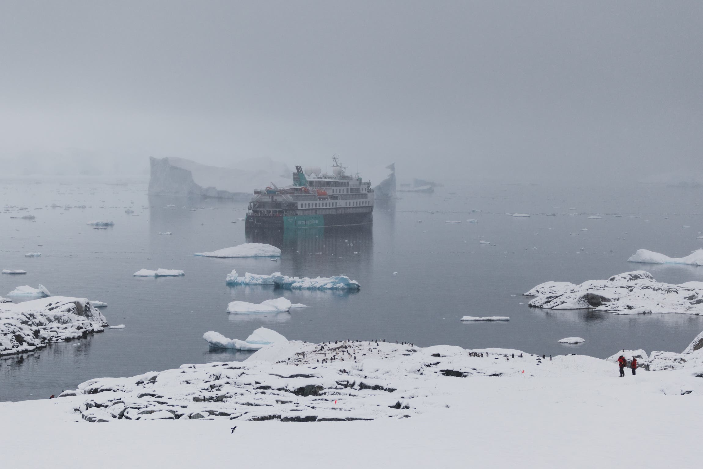 Hiking in Antarctica