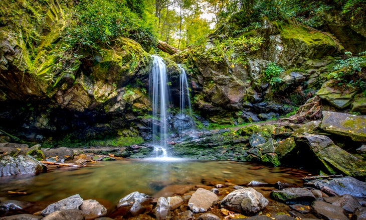 Waterfall in Smoky Mountain National Park