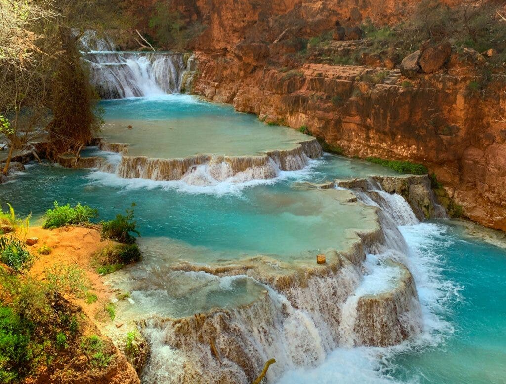 Havasu Falls and nearby Beaver Falls are both in high demand—and expensive to get to.