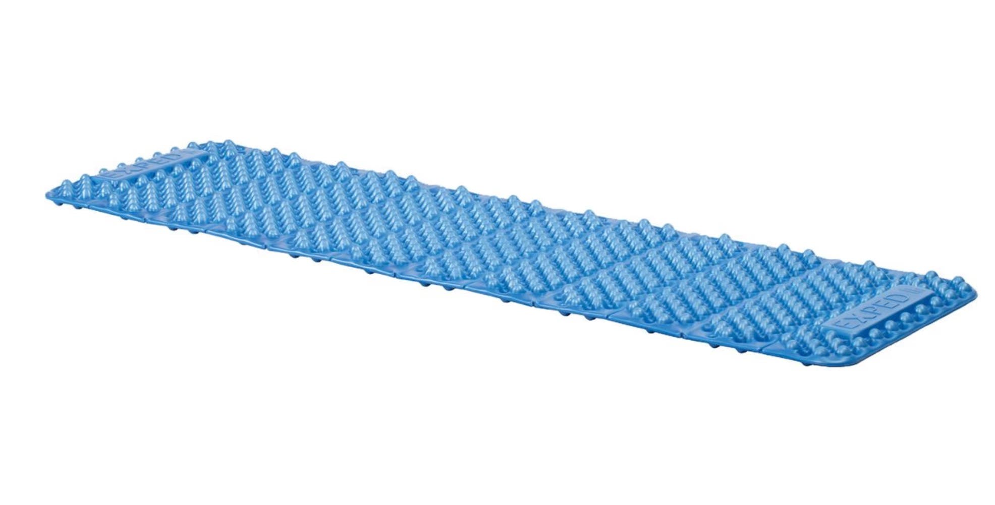 Blue sleeping pad