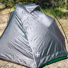 Big Agnes Pitchpine 1.5 on a sandy campsite