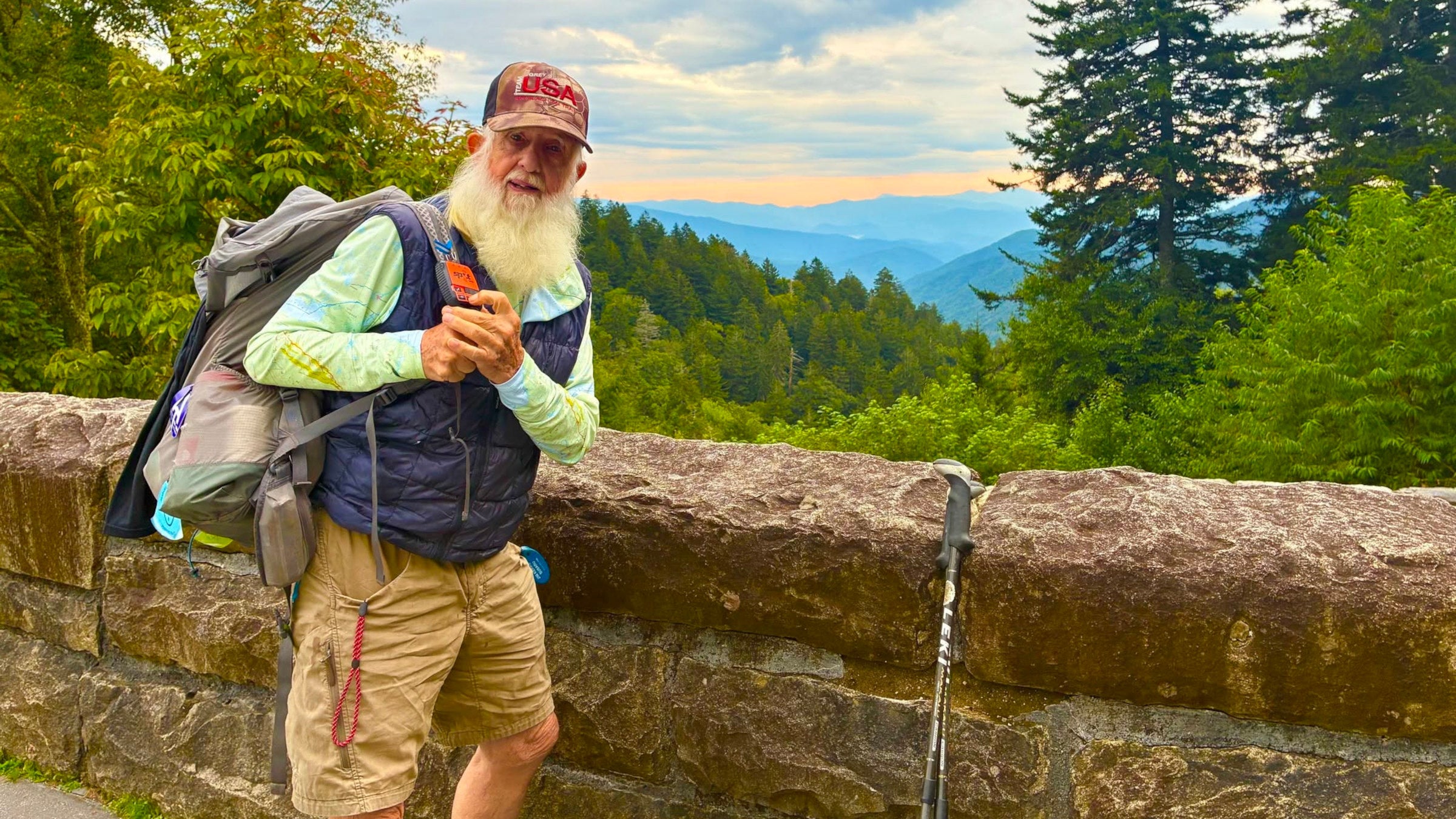 Dale ‘Grey Beard’ Sanders Fell 71 Times and Quit Once Before Setting His Latest Appalachian Trail Record